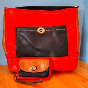 Coach Bag and Wallet Set